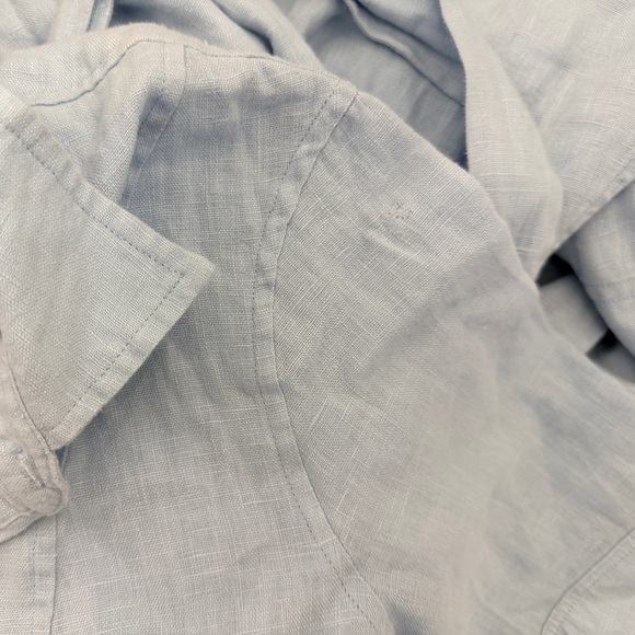 Belted Linen A-Line Shirtdress Midi Polo Ralph Lauren - Picture 14 of 16